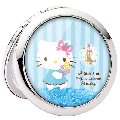 

HELLO KITTY Hello Kitty Makeup Mirror Romantic Creative Gift Birthday Gift Valentine&39s Day Gift Portable Portable KT1601