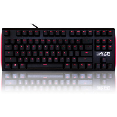 

Game madman GAMEMADMAN G87 Cherry axis compact version of the mechanical keyboard black axis