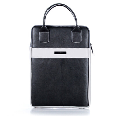 

Variety Cat (baibianmao) McKaren (vertical) series of men and women Apple Lenovo fashion business casual notebook water splashing computer bag handbag 14 inch gray