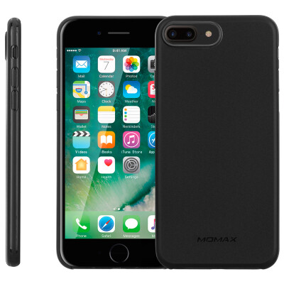 

Mo Миши (MOMAX) iPhone7 / 8plus телефона оболочка Apple, 7 / 8plus телефона оболочка защитного рукав тонкой защитная оболочка PP материал 5,5 дюйма черного цвета