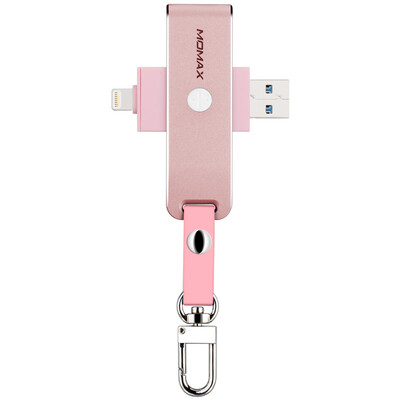 

Флеш-диск Lightning и USB 3.0 с кардридером MOMAX Elite