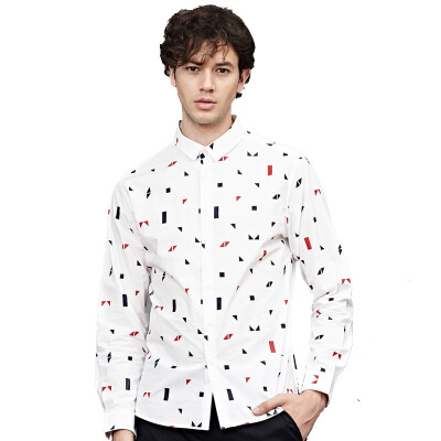 

Танцы с волком (DANCING WOLVES) Маленькая цветочная мода Slim shirt 569505012 белый 170 / 88A