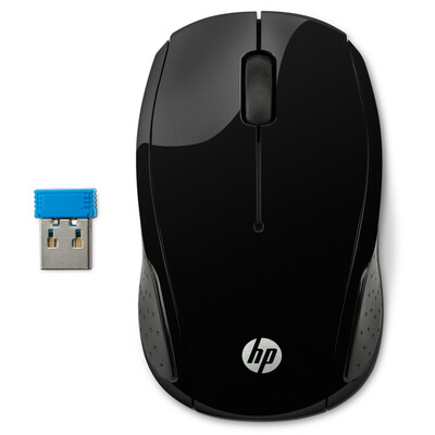 

Hewlett-Packard (HP) HP200 беспроводная мышь черный