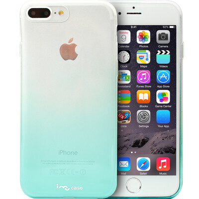 

Волшебное кольцо (я-му) Apple iPhone7 Plus ТП телефона оболочка защитного рукав яблоко 7Plus силикон мягкая оболочка / оболочка падение сопротивления оболочки 5,5 дюйма - Gradient Синей