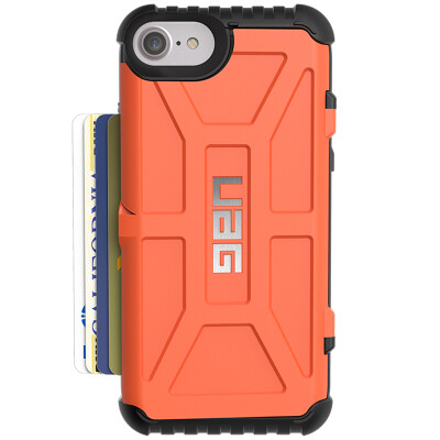 

UAG iPhone8 (4.7-inch) shatter-resistant mobile phone case for Apple iPhone8 / iPhone7 carrying card orange