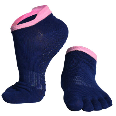 

Upanishad sweat anti-slip yoga socks female models wear-resistant breathable five fingers yoga socks on white