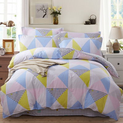 

SHENGWEI cotton bed set/bed kit (duvet cover/fitted sheet/pillow case