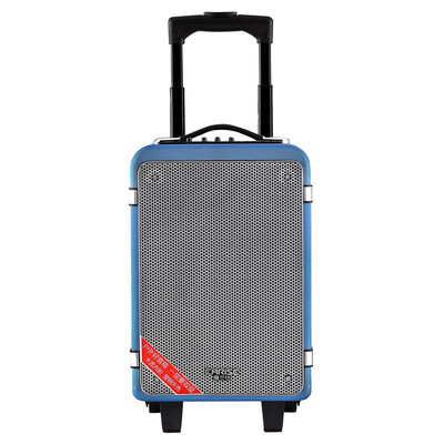 

Yalan Shi EARISE V6 card portable high-power square dance sound box outdoor mobile bar audio wireless remote control blue