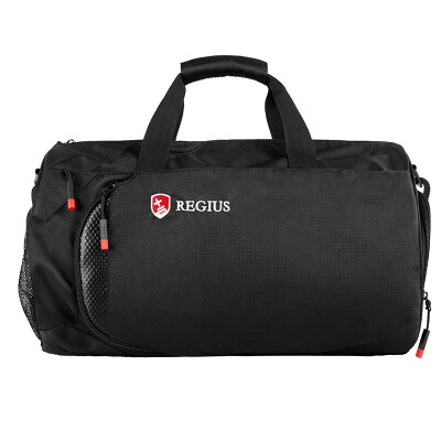

【Jingdong Supermarket】 Regis REG IUS luggage bag fitness bag male travel bag female shoulder bag shoes luggage bag portable bag package training package R8801 black