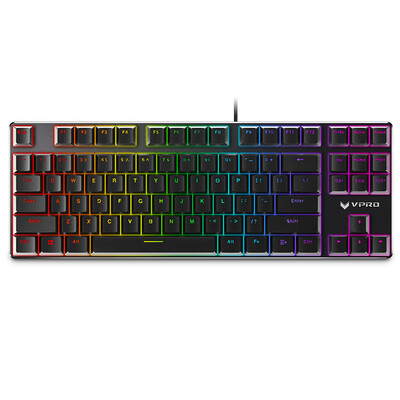 

.Rapoo V500RGB Alloy Edition Symphony RGB Backlight Game Механическая клавиатура чёрный ось