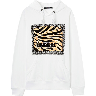

Meters bonwe Men&39s Fashion Print Knit Hooded Blouse White 170 92A
