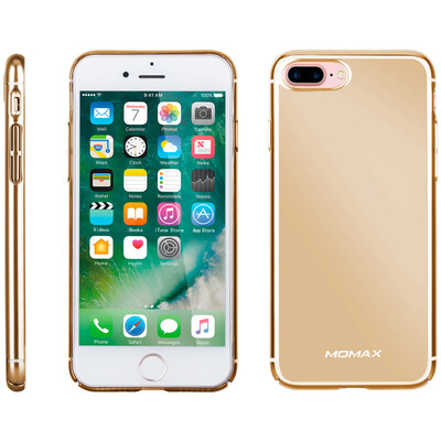 

Momax MOMAX iPhone7 плюс туман металлического корпус телефон телефон оболочка 7 Apple / всего пакет тонких наборы мобильного телефона 1ммы PC жесткого высевают металлическое шампанское