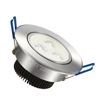 

[Jingdong Supermarket] Delixi (DELIXI) LED spotlight bright silver 3W cold white light hole 6.5-7.5 cm