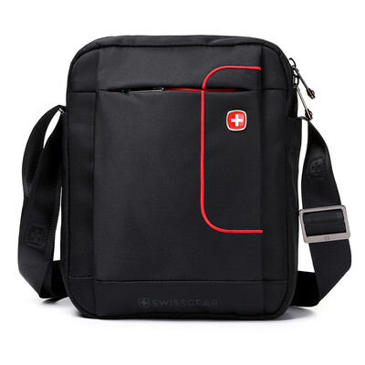 

SWISSGEAR наплечная сумка Мужская многофункциональная сумка для бизнеса Casual Bag 7.9 "Сумка для мешков с надписью IPAD SA-001 Black