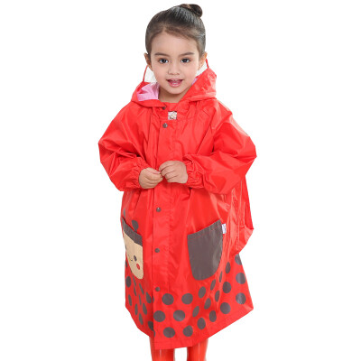 

hugmii children raincoat breathable windproof student poncho boys boy with book bag bit bees