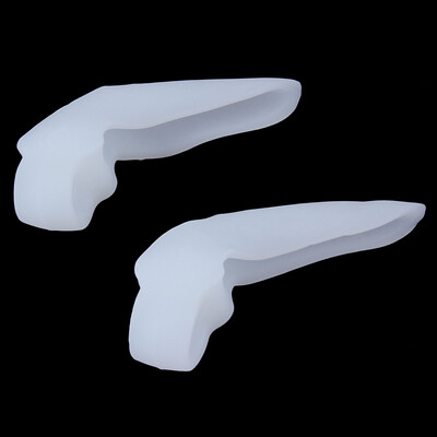 

1 пара Белый ног Toe Экстраверсия Коррекция силикона Toe Слоты Seperator