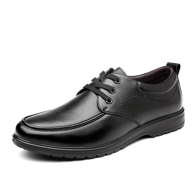 

Camel Active (Casel Active) shallow mouth round headband leather belt men's shoes light comfortable car suture business casual shoes black 42