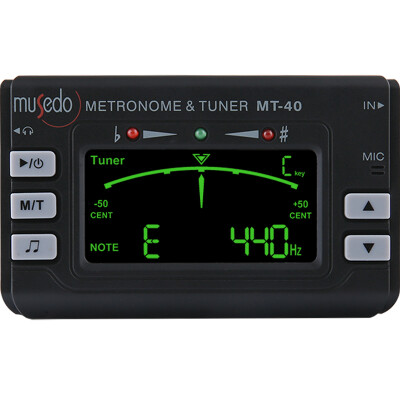 

Musedo TM-25 Guitar Bass Clip Tone Tuner Universal Tuner Electronic Metronome Violin Juke Lane Tune Set Bla