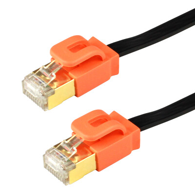 

Бауэр звезда г (PowerSync) CAT7-GFIMG14 Семь видов кабеля 1 метр гигабитной меди гальваническим плоский кабель экранированный кабель лимонно-желтый