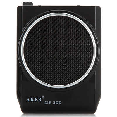 

Love (AKER) MR200 аудио светодиодный дисплей FM-радиозапись портативный талия висящий громкоговоритель небольшой пчелиный громкоговоритель (черный)