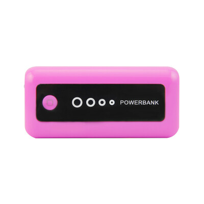 

5600mAh Power Bank USB Блок батарей 2.0 Порты USB Литий-полимерный аккумулятор внешний аккумулятор для смартфонов Rose Black