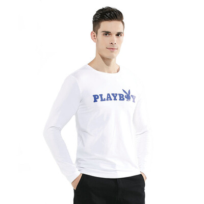 

Playboy (PLAYBOY) HM6506001 Мужская мода случайные шею свитер свитера с длинными рукавами свитер белый XL
