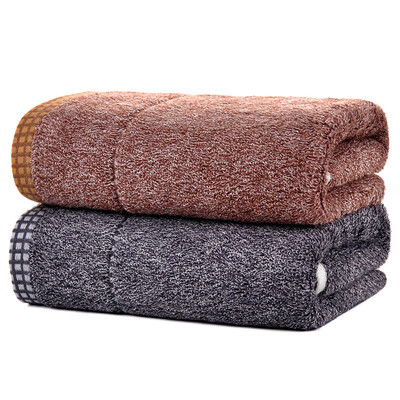 

Bamboo Kam Полотенце Домашний текстиль Bamboo Fiber AB Пряжа Толще Абсорбирующее Высококачественное мужское большое полотенце 2шт