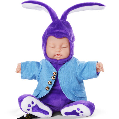 

BIEBER Peter Rabbit sleep baby comfort baby plush doll toy simulation baby comfort toys grape purple