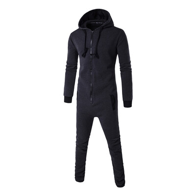 

Mens Jumpsuits Casual Hoodie + Pants