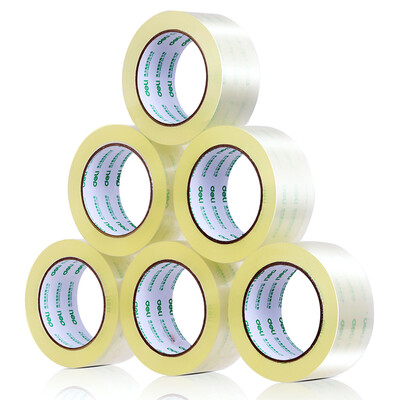 

Deli 30205 high transparency sealing tape 48mm 100y 6 volumes tube