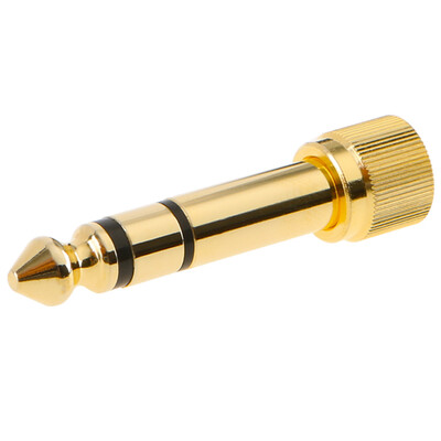 

CE-LINK 2722 audio adapter with screw 65mm to RCA female microphone switch microphone MIC home theater computer audio converter