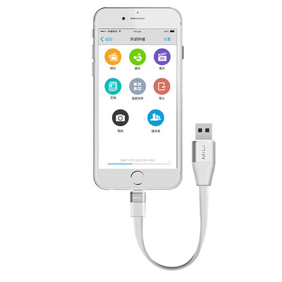 

MiLi HI-D71 c признанием MFi USB флешка для iPhone/iPad (серебристый)