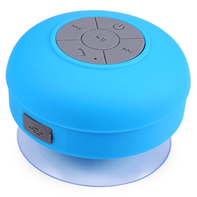 

BTS - 06 Mini Portable Waterproof Wireless Bluetooth Speaker Car Handsfree Receive Call Music Suction Mic For iOS Android Phone
