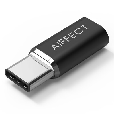 

AIFFECT) RMC2A-G1 Micro USB to Type-C adapter Andrews data cable conversion head phone charging cable support music / millet 5 / Meizu PRO5