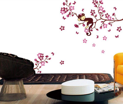 

Removable Art Vinyl Quote DIY Monkey Wall Sticker Decal Mural Home Room Decor 350042