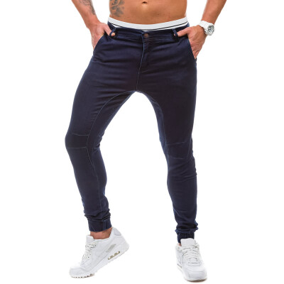 

Denim Pants Men Casual Jeans Baggy Cotton Trousers