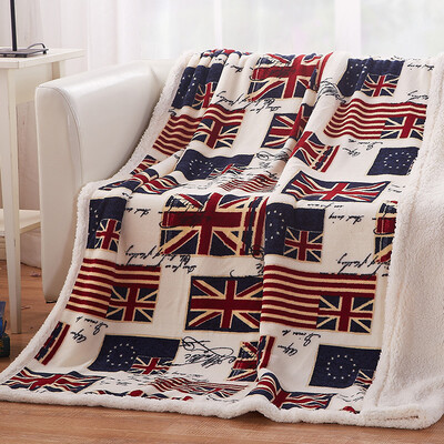 

JIUZHOULU home office nap floral print blanket 130160cm