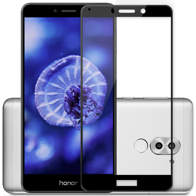

Pizza glory play 6x tempered full-screen full coverage Huawei glory 6X mobile phone glass foil black
