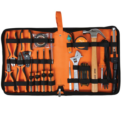 

Elle 14073 home kit package electrician woodworking maintenance hardware hand tools set of 26 sets