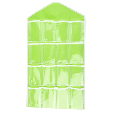 

Portable 16 Pockets Hanging Bag Toys Storage Tidy Wall Closet Organizer
