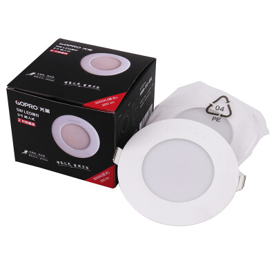 

Light POP GOPRO LED Downlight Star 3 inch hole 7.5 cm 5W3000K yellow light 2 loaded decorative lights aisle light background wall lights