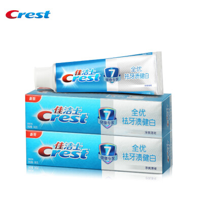 

Crest multiple-effect Toothpastes Whitening Tartar Protection Deep Clean Mint Flavor Tooth Paste 140g*2pcs