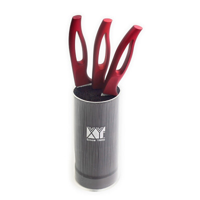 

XYJ Black 6 Inch Kitchen Knife Stand With Fruit Utility Slicing Ceramic Knife Set Kitchen Tools