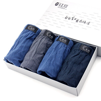 

Red beans hongdou men&39s underwear 4 mixed color gift box men&39s underwear HD1043