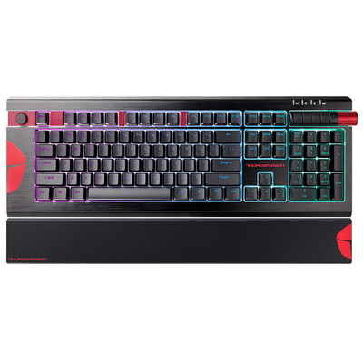 

Raytheon ThundeRobot Apocalypse mechanical keyboard K85R Cherry red axis RGB Symphony PBT keycap 104 key game keyboard