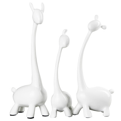 

Flowers set three deer simple wind deer home furnishings wedding gifts move new gifts to send friends to send friends honey HS16J02W white