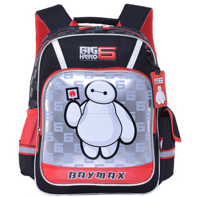 

Disney Disney white children bag light cartoon backpack kindergarten first grade primary school student bag IB0018B black&red