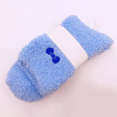 

6 pairs Winter thick warm bed socks floor socks Velvet Socks stockings adult coral Velvet Socks