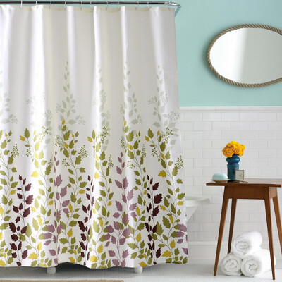 

Jingdong supermarket] Su Yate (SUYATE) 5001-003 thick polyester cloth curtains increased lead fall / water and mildew 180 * 180cm clouds with waves