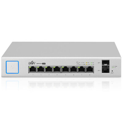 

UBNT 8-портовый Gigabit управляемый PoE-коммутатор US-8-150W